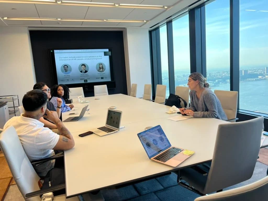 Pitch workshop in progress